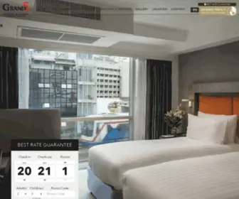 Grand5Hotelbangkok.com(Grand 5 Hotel) Screenshot