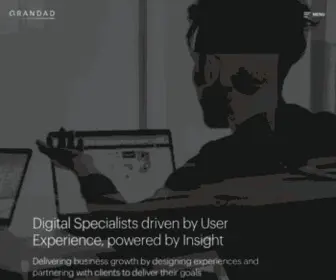 Grandad.digital(Brighton based Digital Marketing and Creative Website Design Agency) Screenshot