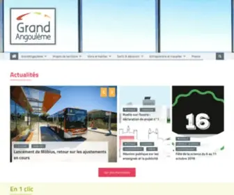 Grandangouleme.fr(Informations et services de la communauté d'agglomération de GrandAngoulême) Screenshot