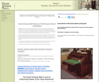 Grandantiquemall.com(Cincinnati antique mall jewelry and fine collectibles) Screenshot