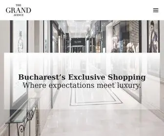 Grandavenue.ro(Exclusive Shopping Centre) Screenshot