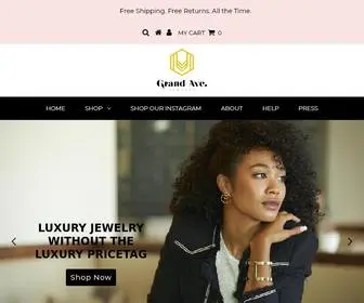 Grandavenuejewelry.com(Luxury jewelry without the luxury price tag. Grand Avenue Jewelry) Screenshot