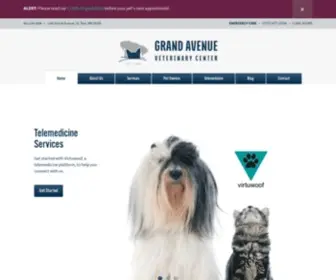 Grandavevet.com(Grand Avenue Veterinary Center) Screenshot