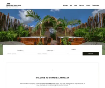 Grandbalamplaza.com(Enjoy tulum to the fullest) Screenshot