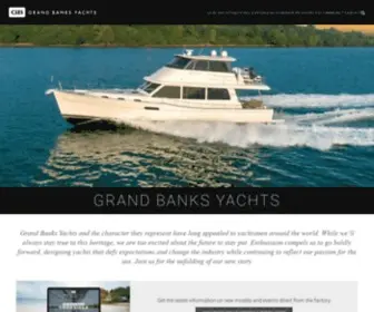 Grandbanks.com(Grand Banks Yachts) Screenshot