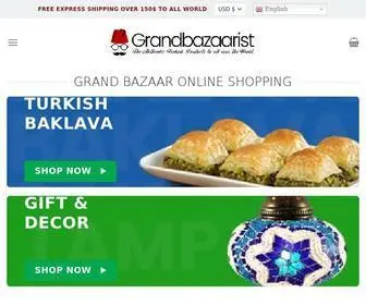 Grandbazaarist.com(Turkish Bazaar) Screenshot