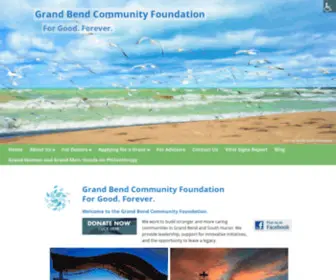 Grandbendcommunityfoundation.ca(For Good) Screenshot