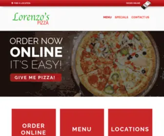 GrandblancPizza.com(Lorenzo's Pizza) Screenshot