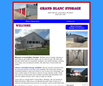 Grandblancstorage.com(Self-Storage, U-Haul Grand Blanc, Michigan) Screenshot