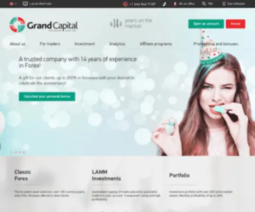 Grandbroker.com(Grand Capital) Screenshot