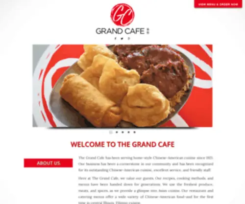 Grandcafellc.com(Grand Cafe) Screenshot