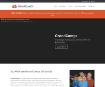 Grandcamps.com(Building Lasting Memories and Milestones) Screenshot