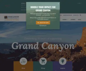 Grandcanyon.org(Grand Canyon Conservancy) Screenshot
