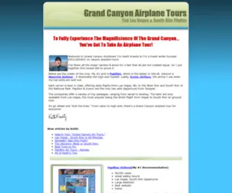 Grandcanyonairplanetours.net(Grand Canyon Airplane Tours) Screenshot