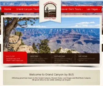 Grandcanyonbybus.com(Grand Canyon by BUS from Las Vegas will take you were you want to go) Screenshot