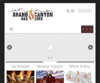 Grandcanyongaslogs.com(Grand Canyon Gas Logs) Screenshot