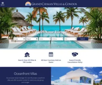 Grandcaymanvillas.net(Grand Cayman Villa and Condo Rentals) Screenshot