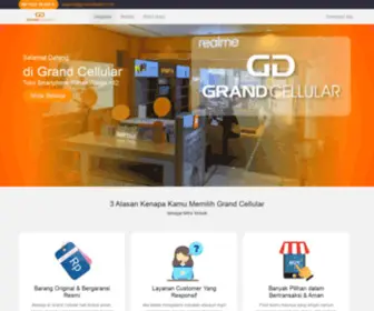 Grandcellular.co.id(Grand Cellular) Screenshot