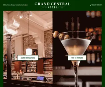 Grandcentralhotel.com.au(Grand Central Hotel) Screenshot