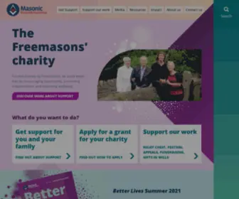 Grandcharity.org(The Masonic Charitable Foundation) Screenshot