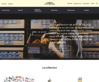 Grandcostumier.com(Le Grand Costumier) Screenshot