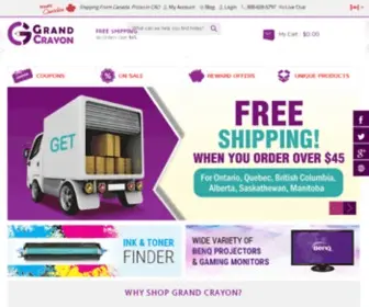 Grandcrayon.ca(Office products online) Screenshot