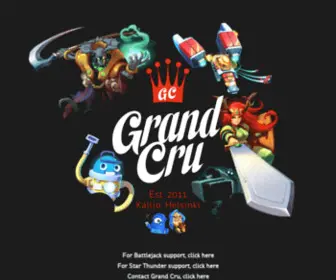 Grandcrugames.com(Grand Cru) Screenshot