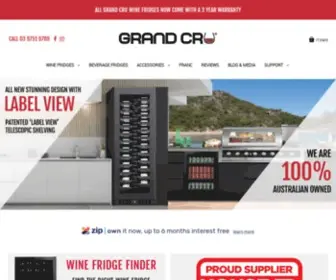 Grandcruwinefridges.com.au(Grand Cru) Screenshot