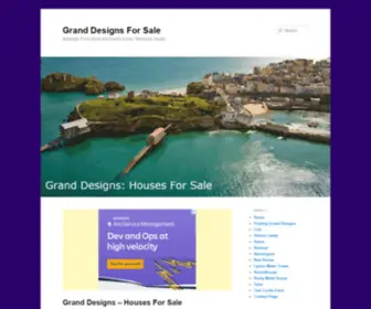 Granddesignsforsale.co.uk(Grand Designs For Sale) Screenshot