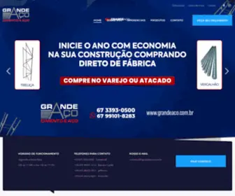 Grandeaco.com.br(Ferro) Screenshot