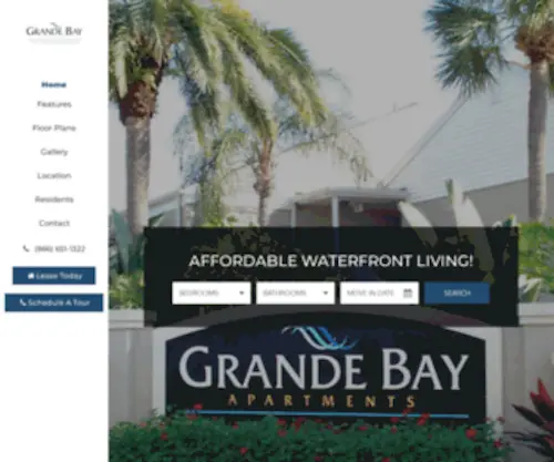 Grandebayapartmentsclearwater.com(Apartments for Rent in Clearwater) Screenshot