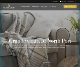 Grandecourtatnorthport.com(Grande Court Apartments in North Port) Screenshot