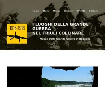 Grandeguerra-Ragogna.it(I Luoghi della Grande Guerra) Screenshot