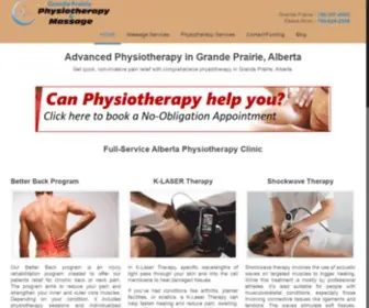 Grandeprairiephysiotherapy.com(Advanced Physiotherapy in Grande Prairie) Screenshot