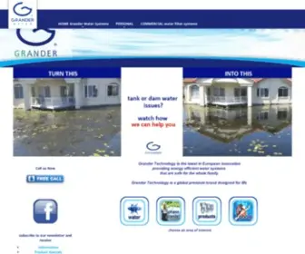 Grander.com.au(Grander Water Australia) Screenshot