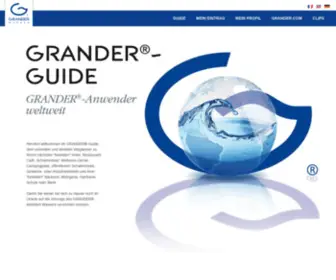 Granderwasser.info(Willkommen beim GRANDER®) Screenshot
