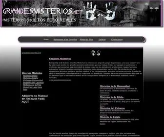 Grandesmisterios.net(Grandes Misterios) Screenshot