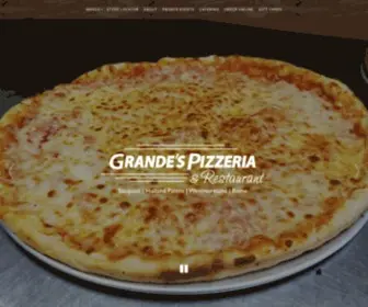 Grandespizzeria.com(Grande's Pizzeria & Restaurant) Screenshot