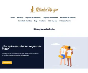 Grandesriesgos.com(Mediadores de Seguros) Screenshot