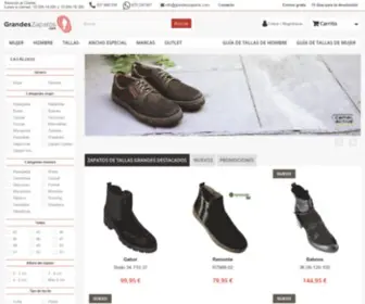 Grandeszapatos.com(Grandes Zapatos) Screenshot