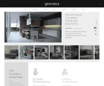 Grandeurinteriors.com(Italian and German modular kitchens) Screenshot