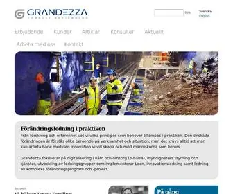 Grandezza.se(Change management och verksamhetsutveckling) Screenshot
