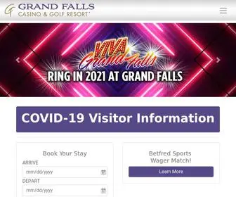 Grandfallscasinoresort.com(Hotel) Screenshot