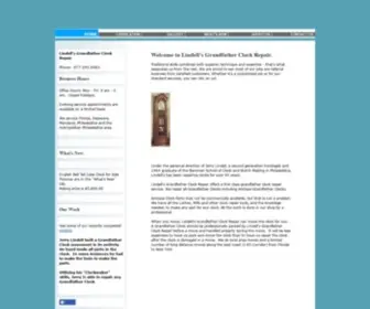 Grandfatherclockrepair.net(Lindell's Grandfather Clocks Repair) Screenshot