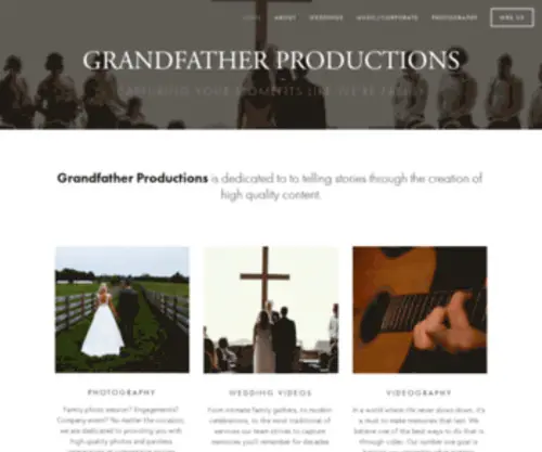 Grandfatherproductions.com(Grandfatherproductions) Screenshot
