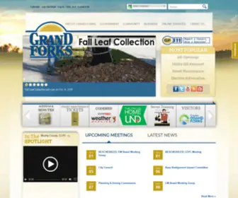 Grandforksgov.com(City of Grand Forks) Screenshot