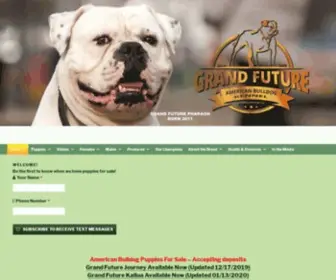 Grandfuturekennel.com(Grand Future) Screenshot