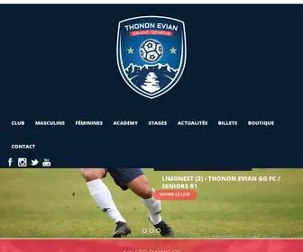 Grandgenevefootball.com(Thonon) Screenshot