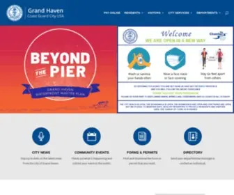 Grandhaven.org(City of Grand Haven Official Site) Screenshot