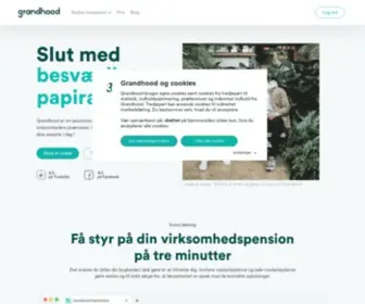 Grandhood.dk(Fleksibel firmapension for mindre firmaer) Screenshot